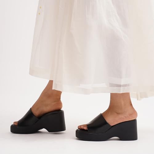 Image of JM LOOKS Women's Wedge Sandals - Open Toe Slip-On with Comfortable Sole | Stylish & Easy to Daily and Casual Outfits