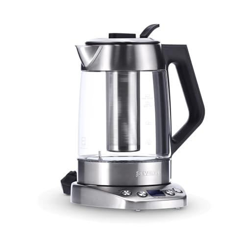 SEVERIN WK 3479 Deluxe Infuseur à thébouilloire 1.7 litres 3 kWatt glassbrushed stainless steel - vue 6
