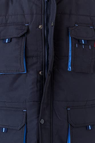 Chaleco acolchado Velilla 205902 multibolsillos bicolor para invierno y abrigo 5