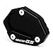 Velospeed Compatible with F750GS 2018-2023 Motocycle Accessories CNC Aluminium Kickstand Pad Foot Side Stand Enlarge Extension Pad f750 gs f 750 gs accessories (black)
