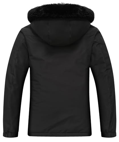 Image of MOERDENG Women's Ski Jacket Waterproof Warm Winter Coat Hooded Snowboarding Jacket Versatile for Hiking & Winter Activities
