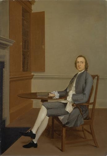 Cuadro en lienzo de Arthur Devis (60x90cm), decoración de paredes e imagen artística clásica