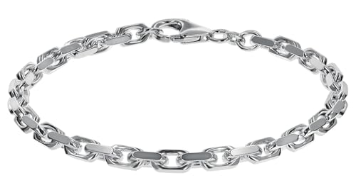 trendor Armband für Männer 925 Sterlingsilber Anker 21 cm Silber Armband...