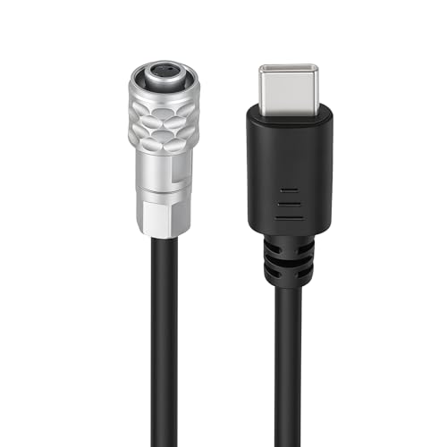 Cable USB C a BMPCC 4K 6K ideal para rodajes largos en exteriores con DJI RS2 de 1m