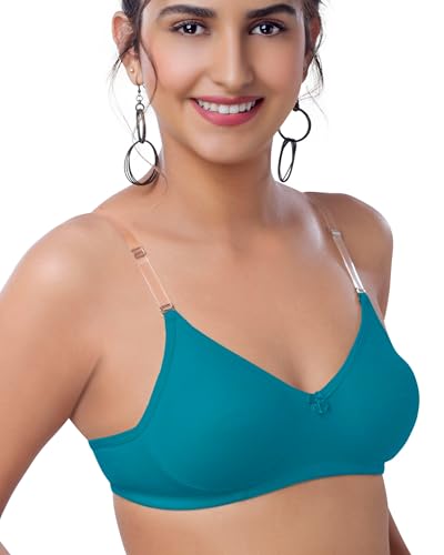 Image of Brida Monica Breathable Cotton Non-Padded Transparent Bra - Comfortable, Stylish