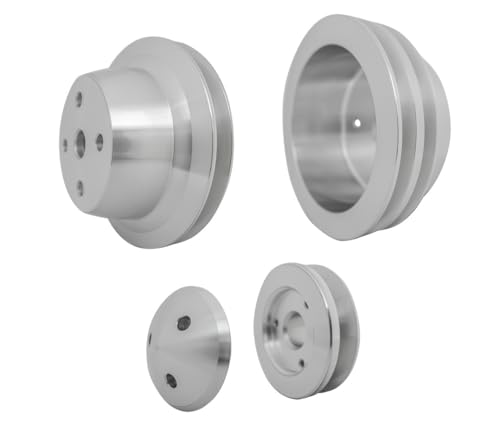 March Performance 6170 V-Belt Pulley Set for Small Block Chevy Engine