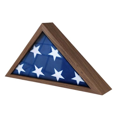 Vitrina de Bandera de madera ideal para sala de estar y museos 8