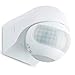 SEBSON Detecteur de Mouvement Exterieur Montage en Saillie - Adapté à LED, Programmable, Rotatif - Portée 12m/180°, 3m/360° (2 Capteurs Infrarouges)