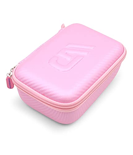 CASEMATIX Pink Travel Case Bag Compatible with Asthma Inhaler, Masks, Spacer - Case Only