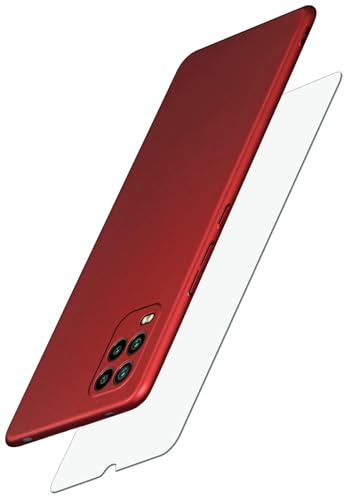 Protection Xiaomi Mi 10 Lite 5G film écran verre rigide mat rouge