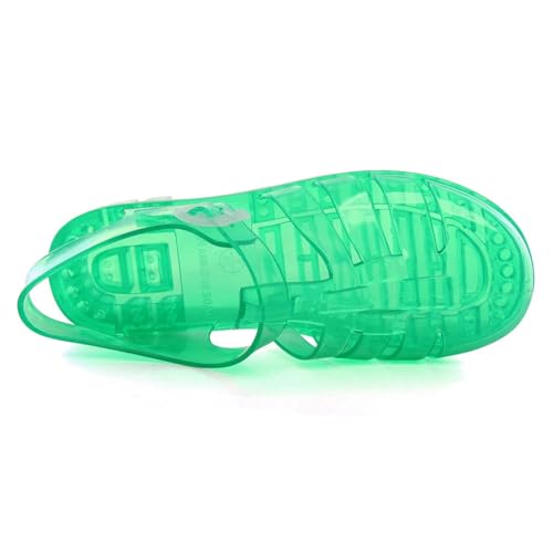 Image of Hee grand Crystal Jelly Heel Sandals for Women Summer Beach Jelly Shoes