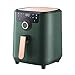 QXWJ Friggitrice Air Friggitrice Completamente automatica piccola friggitrice a basso contenuto di olio a basso forno a frigorifero con temping 0-30 min e controllo della temperatura 80-200 4. 5L-1400