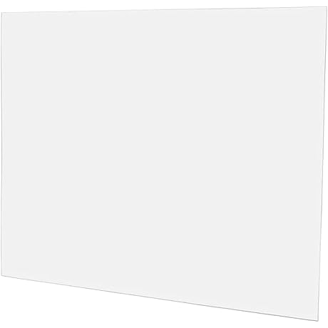 USA Sealing 24 x 36 Frosted Acrylic Sheet, 1/16" Thick