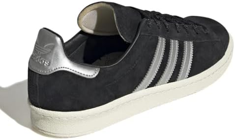 adidas gazelle silver green womens ADIDAS CAMPUS 80S SNEAKER, CBLACK/FTWWH  OZNICO