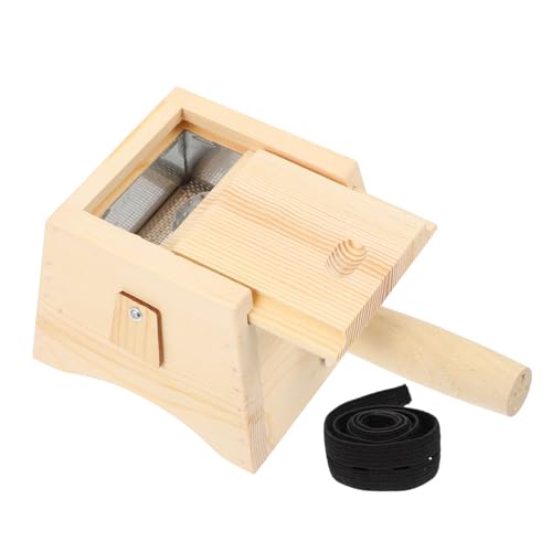 WRITWAA 1 Juego De Cajas Caja De Moxibustión De Madera Cuerpo Masajeador Corporal De Soporte Para Masajeador De Moxibustión Masajeador De Moxibustión Corporal Yellow