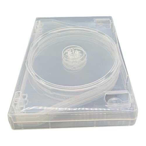DragonTrading 1 x 5 Disc Clear DVD Disc Case With 27mm Spine Booklet Clips And Outer Sleeve For Artwork Inlay. Hold 5 CD DVD or Blu Ray Discs. Same Cases As Used By Major Film Studios