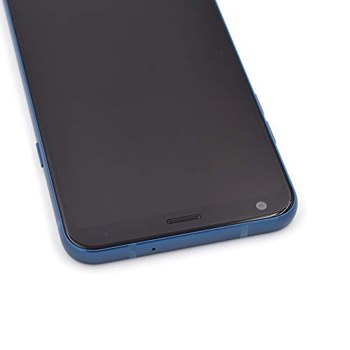 Image of LCD Digitizer Assembly with Frame and Flex Cable for USB Charger Port Headphone Jack Speaker Power Button Volume earpiece Motor Front Camera Compatible with LG Q7 Q7+ Q610 Q610EM(Moroccan Blue)