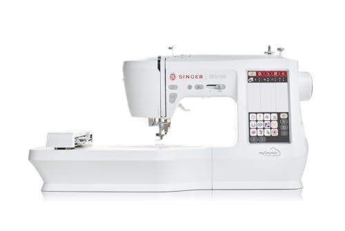 La Mejor Recopilación de Máquinas de bordar para comprar hoy. 50 Máquina De Coser Computarizada Y Bordadora SE9185 SINGER®