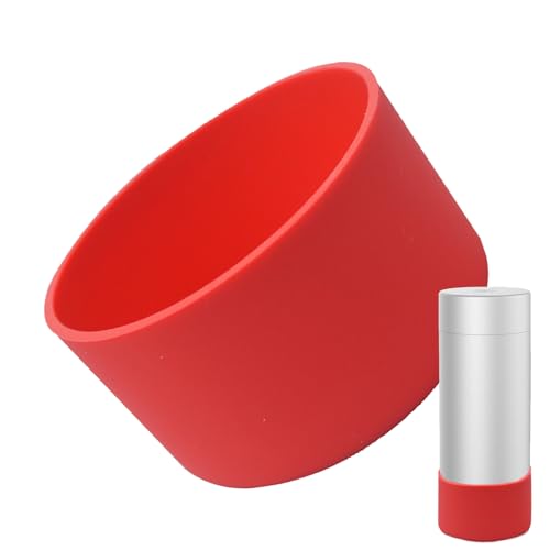 Xistuoz Housse antidérapante pour la partie inférieure de la bouteille, housse de protection en silicone antidérapante pour bouteille d'eau, compatible avec bouteille d'eau, 300 ml, Hydro