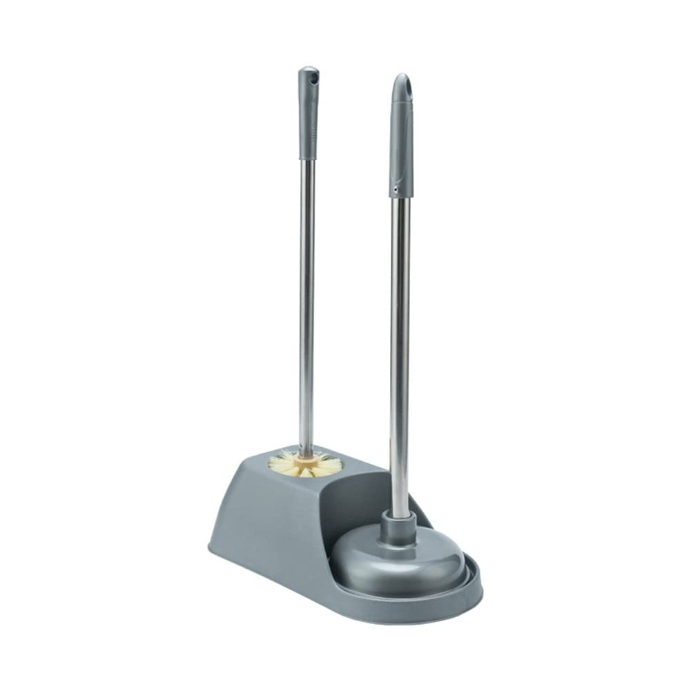 Tubi per WC subacqueo Multifunzione in Silicone Super Ventose Sblocca Rapidamente le fogne del WC Domestico Grigio