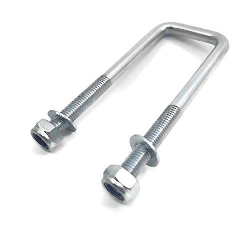 M10 Square Plated U Bolts 40mm Width X 200mm Length - View #6