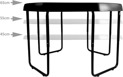 Easy Shopping® Small Mixing Tray 70cm with Stand, in Mixing Trays with Black Metal Stand, Trays made in Plastic for Playing Sand Pool Pit Water Games garden & beach (Black) - Image 2