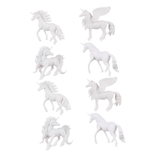 ibasenice 8個 塗り絵 動物 モデル 絵画 絵画 おもちゃ 女の子 ユニコーン 絵