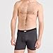 SAXX Underwear Co. Men's Daytripper Comfort Stretch Boxer Brief Fly 3 Pack, Black/Graphite/Grey Heather, Large