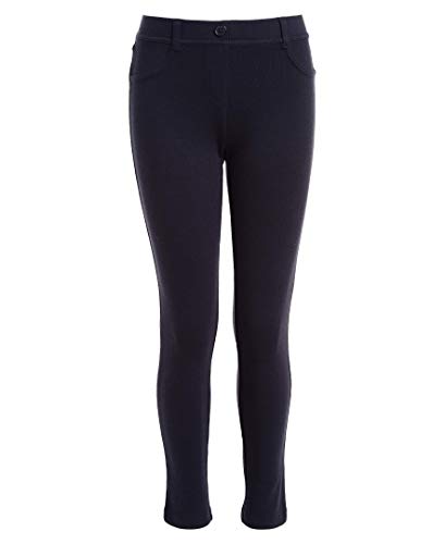 Chaps Girls' School Uniform Stretch Interlock Jegging