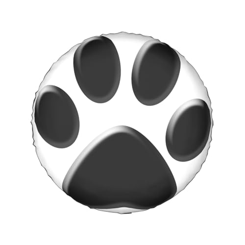 タイヤカバー タイヤ 収納 タイヤ保管カバー タイヤ袋 収納袋 犬の足跡プリント パターン 収納カバー 保護パッド タイヤ保管カバー 背面スペアカバー スペアタイヤカバー 防水 日焼け止 14〜17インチ 軽自動車 Suv 汎用 カー用品 16 Inch