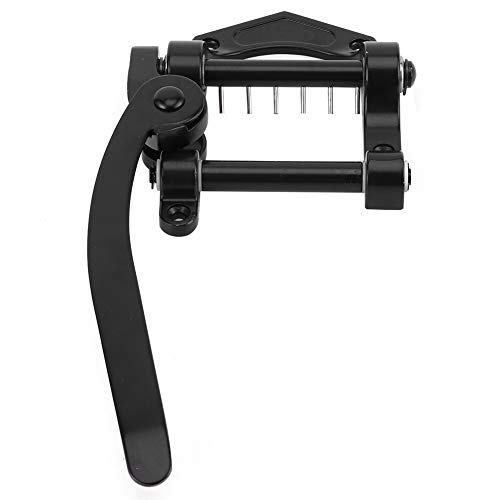 RiToEasysports Zinc Alloy Guitar Vibrato Tailpiece Compatible with SG/Tele/LP Electric Guitar (Black) Playing Accessories Performance Accessories
