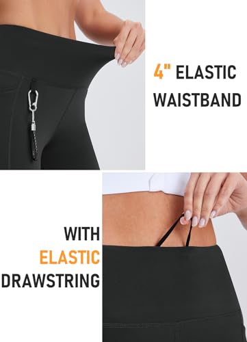 Women's Long Biker Shorts Hiking Knee Length Capri Leggings, High Waisted Bermuda Shorts with Pockets 14 Inch3