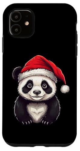 Carcasa para iPhone 11 Familia de Navidad Cute Panda Bear Animal Holiday Matching