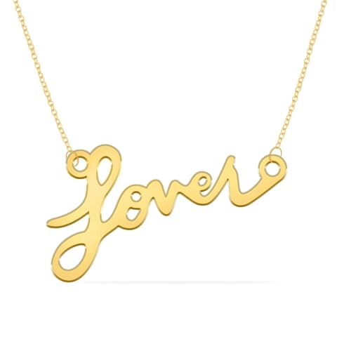 Herton TS Album Song Titel Halskette damen, Tay Inspirierte Halskette Schlüsselbeinkette Charms für Swiftie Musikliebhaber, Sänger Fans Geschenke Musik Schmuck Geburtstag (Lover)