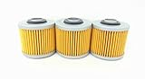 Qty 3 Emgo Oil Filters 10-79100 Compatible with 1999-09 V Star XVS1100 Classic Custom