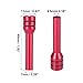 X AUTOHAUX 2 Pcs Aluminum Alloy Interior Door Lock Knob Pull Pins for Car SUV Truck Automobile Red