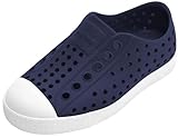 Native unisex-baby Jefferson Child Water Proof Shoes, Regatta Blue/Shell White, 6 Medium US Toddler