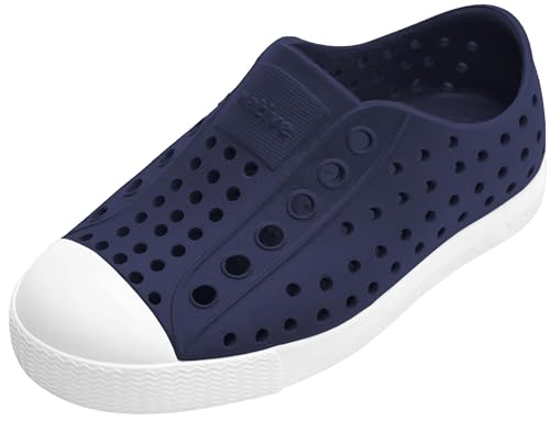 Native Shoes Unisex-Kids Jefferson Sneakers, Regatta Blue/Shell White, 13 Little Kid