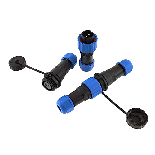 Connecteur d'amarrage SP16 8 broches mâle et femelle IP68 pour câble étanche