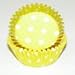 Yellow Polka Dot Mini Size Cupcake Liners Baking Cups 100 count