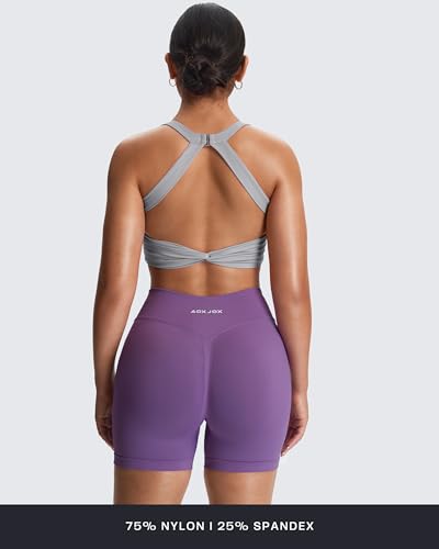 Soutien-gorge de sport finition drapée Aoxjox haut de gamme - 3