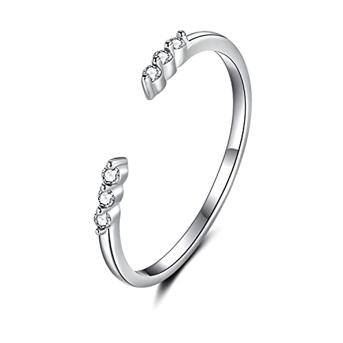 Boucles d'oreilles 18 carats en or et bague ouverte, le cadeau idéal pour femme