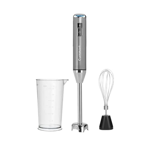 Cuisinart, Mixer de Mão, Sem Fio, Aço Inox, Linha Cordless Evolution X, Recarregável - Bivolt, 125.8