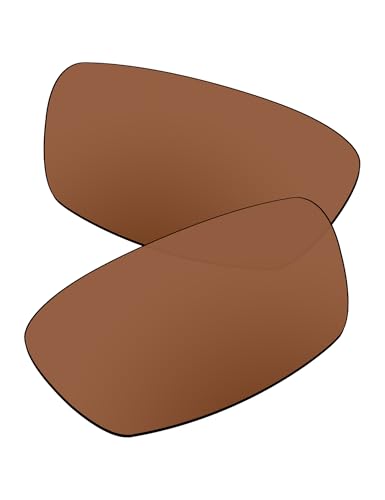 EZReplace Lenses Replacement for Oakley Crosslink Asian Fit OX8118 Sunglasses (Polarized Lenses) - Fits Oakley Crosslink Asian Fit OX8118 Frame (Maroon Brown)
