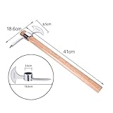 yoakaiax Gardening Pick Axes, Pickaxe Mattock Hoe with Wooden Handle, Stainless Steel Mattock with Sharp Pick and Cutting Edge for Breaking up Heavy Clay Soil, and Removal of Difficult Weeds B - Image 2