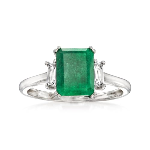 Ross-Simons 2.00 Carat Emerald Ring With...
