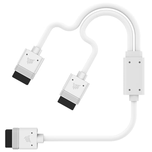 Corsair iCUE LINK Y-Cable - 600mm Straight - White, 23.622 inches x 0.5 cm - Image 3