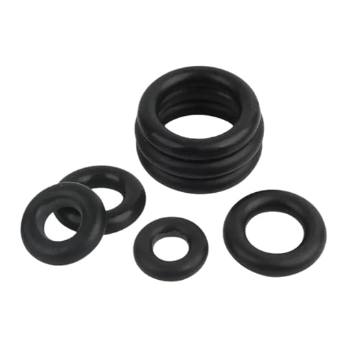 ニトリルゴムOリング 外径4mm~30mm 丸型 O型 耐腐食性 耐油性 シーリング 弾性バンド NBRリング ガスケット 配管 防水 10個(OD 11mm (30pcs),CS 3.5mm)