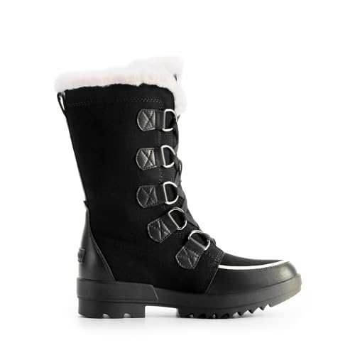 DREAM PAIRS Snow Winter Boots for Women Resistant Warm Mid-Calf Boots Faux Fur Lined Lace Up Anti-slip Outdoor Hiking Booties2