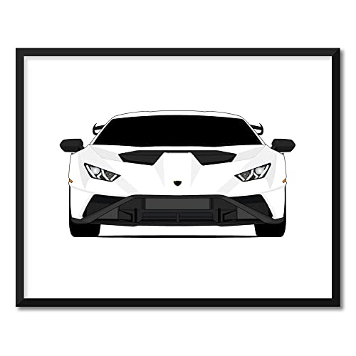 Custom Car Posters CUSTOMIZABLE COLOR Handmade Poster compatible with Lamborghini